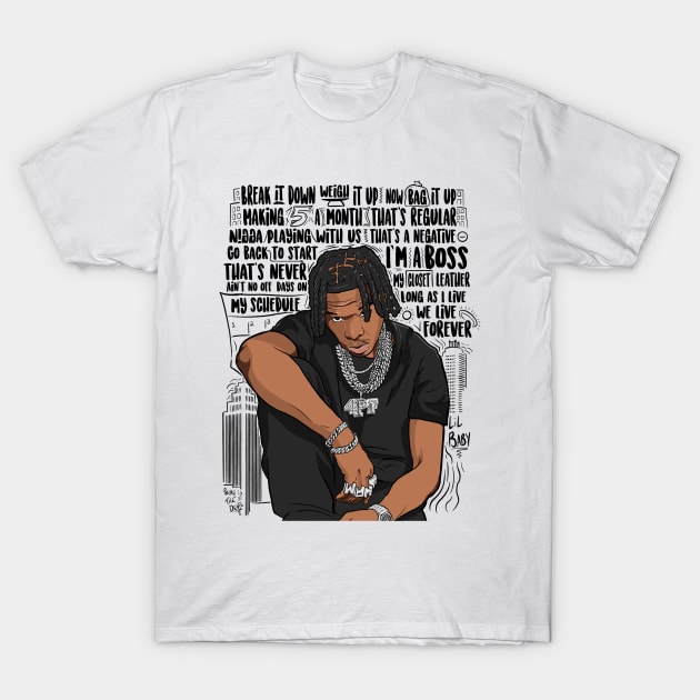 Lil Lyric Baby V2 T-Shirt by Jones Factory